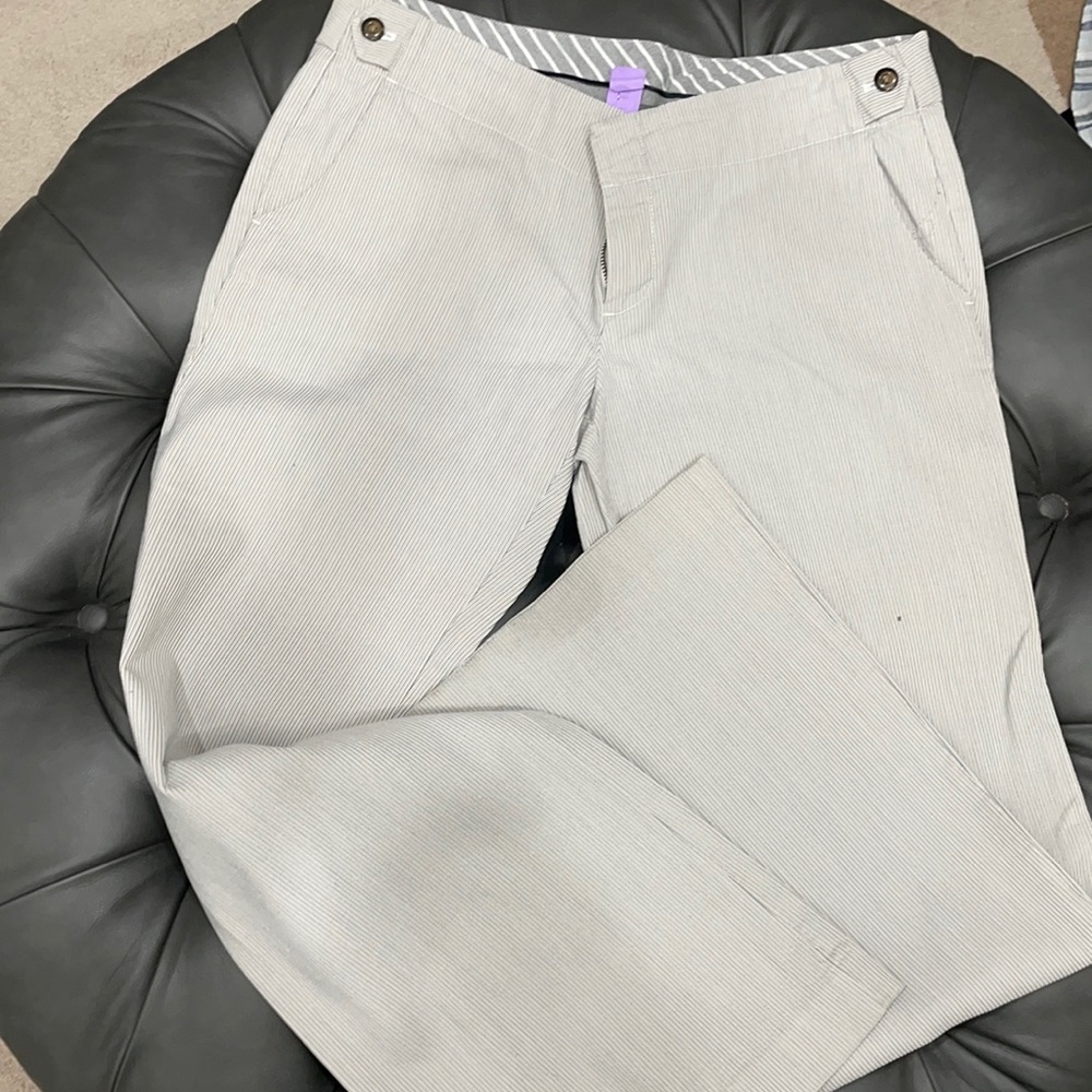 Gap striped casual slacks